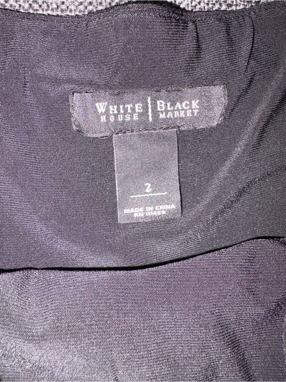 White House Black Market Black Strapless Dress with Turquoise Beaded Waist - Picture 2 of 6